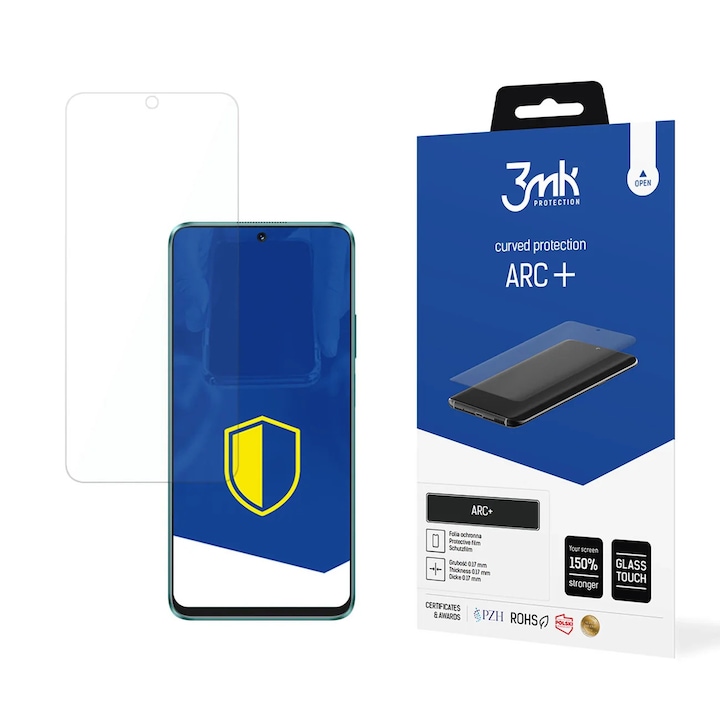Folie de protectie 3MK ARC+ pentru ecran rotunjit, auto-vindecare, 0.17mm, transparent, pentru Huawei Nova 12i