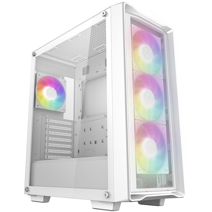 Компютърна кутия Deepcool CC560 MESH V2, Бял, Middle Tower
