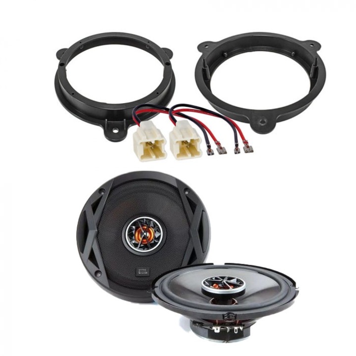 Аудио пакет Dacia Logan - Lodgy - Dokker след 2012-, тонколони JBL Club 6520 16.5CM COAXIAL SPEAKERS, 50W RMS, Adapter Rings, Conectica Plugs