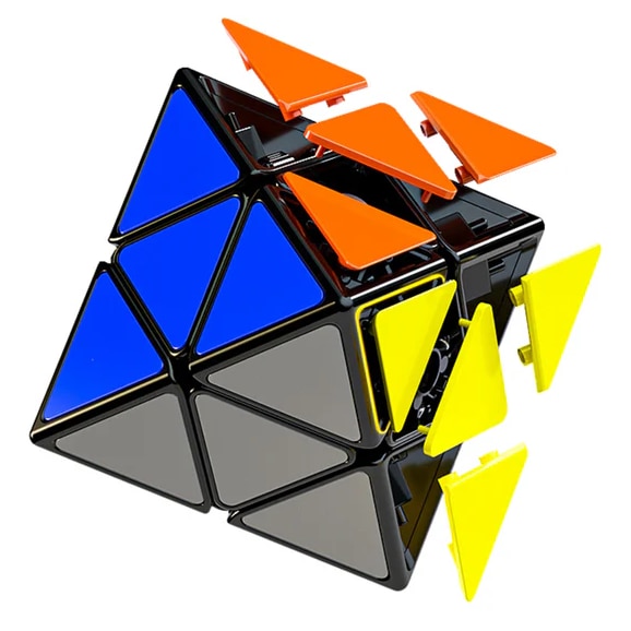 Cub Qiyi 2x2 Skewb Diamond (FTO) + Puzzle Slim Pyraminx 1x3x3