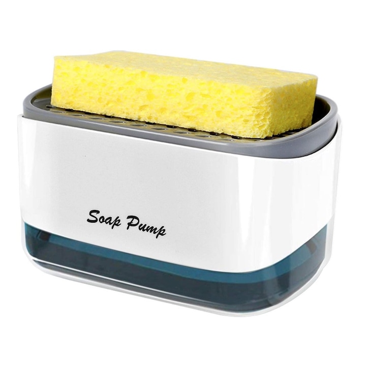 2 az 1-ben szappanadagoló szivaccsal 12 oz