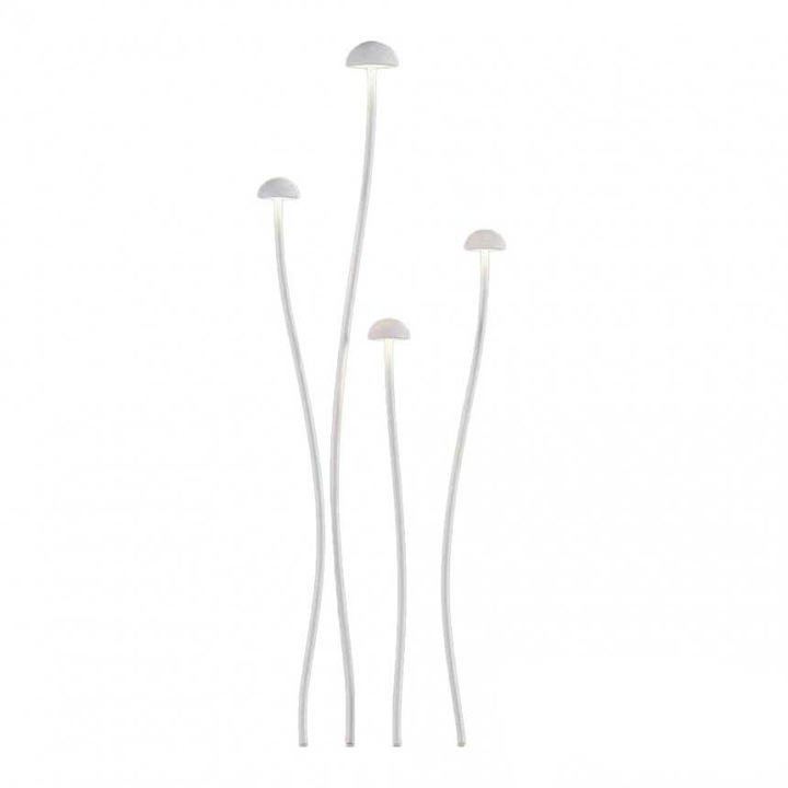 LED kerti lámpakészlet Lightex ILLUSION, 4x3W, 3000K, 220V, 680lm, 50x400+90x600+90x800+90x1000mm, IP65, Meghajtóval, Fehér