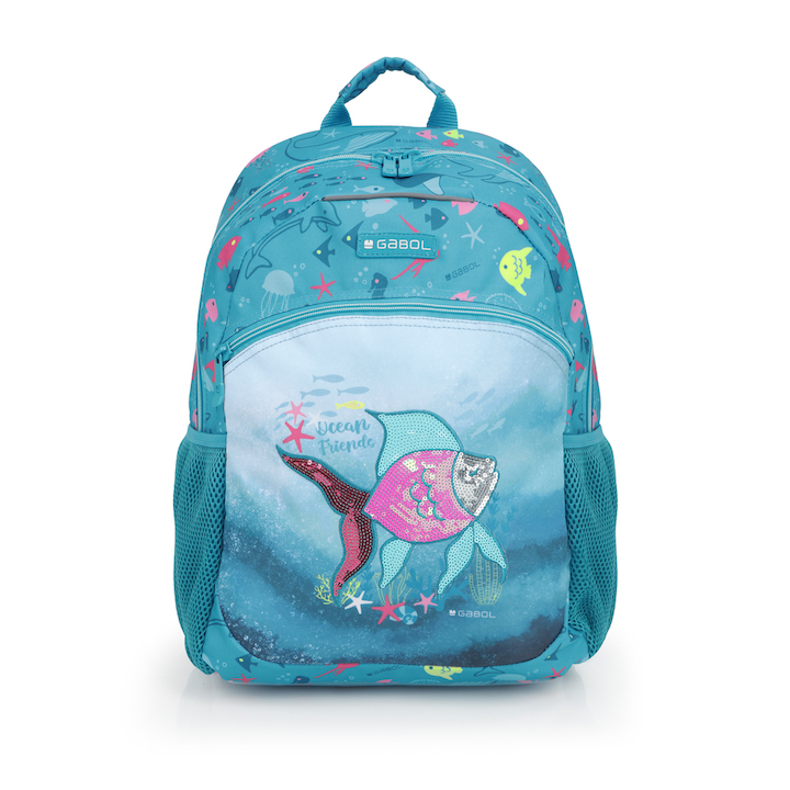 Раница Gabol Acqua, с едно отделение, водоотблъскваща материя, 31 x 41 x 15 см