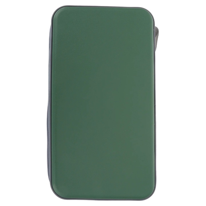 Punga de stocare pentru discuri, 80 sloturi, material plastic, multicolor, 20x15cm
