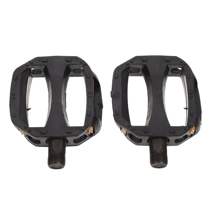 Pedale bicicleta pentru copii, 9.80x7.00x2.00cm, plastic, negru, set de 1 pereche