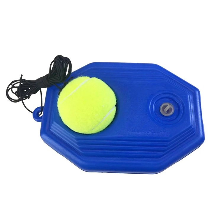 Set accesorii antrenament tenis, albastru, 23x15x5.2cm