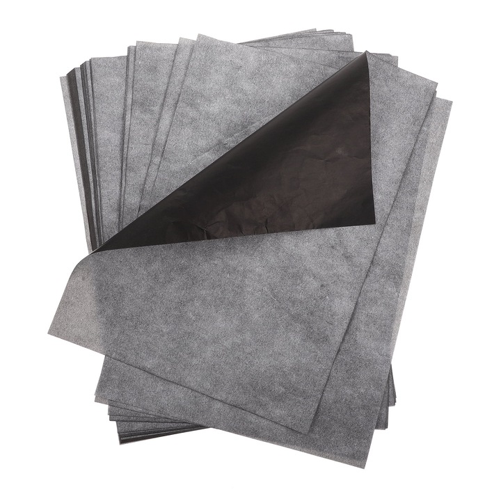 Hartie transfer carbon 29.5x21cm negru 100 foi