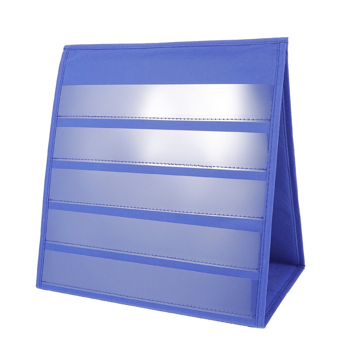 Tabla de prezentare educationala, 33x30.5x1.5cm, alb, set cu 20 carduri albe