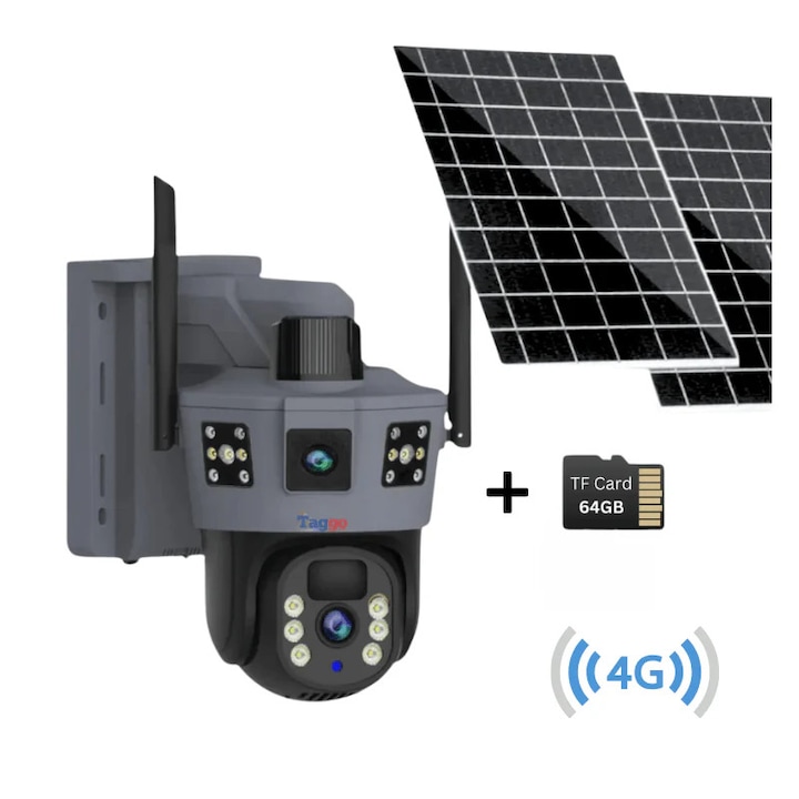 Camera de supraveghere HD Wi-Fi KKVOGMLE, noapte, set