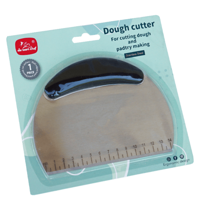 Racleta metalica pentru aluat 14 cm
