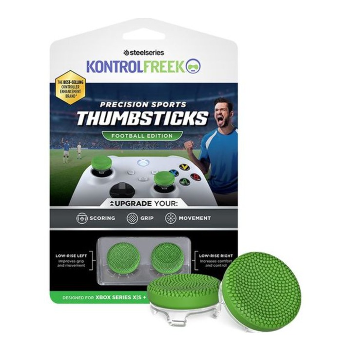 Hüvelykujj gombok játékkonzolhoz, Steelseries KontrolFreek 5104-XBX-EU Xbox Series S/X, Xbox One-hoz, zöld