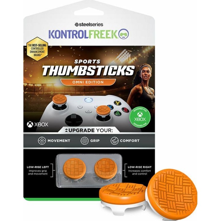 Thumbsticks játékkonzol tartozék, Steelseries KontrolFreek 5152-XBX Xbox Series S/X, Xbox One rendszerhez, narancssárga