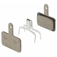 Set doua placute de frana SHIMANO B05S-RX resin cu arc si 3 tipuri de split pin