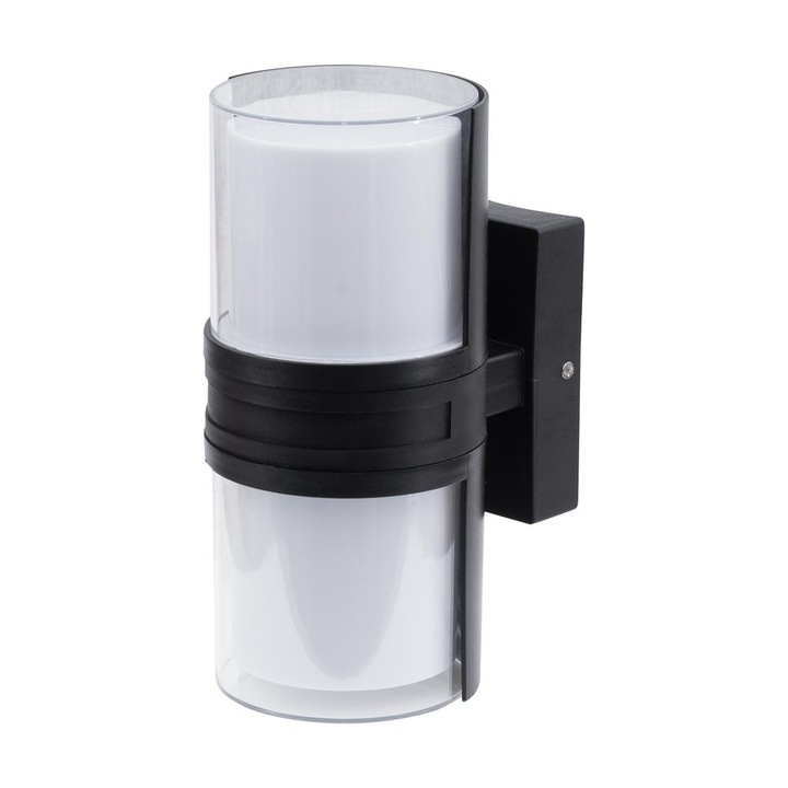 Aplica Edon LED 18W 4000K IP65, negru, Erste