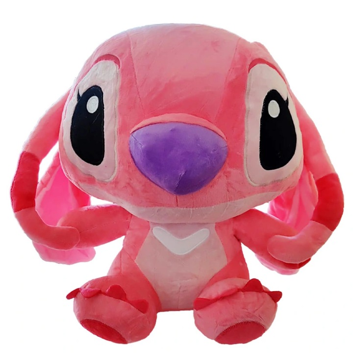 Плюшена играчка Victiny® - 50 см, герой Лило и Стич, розов