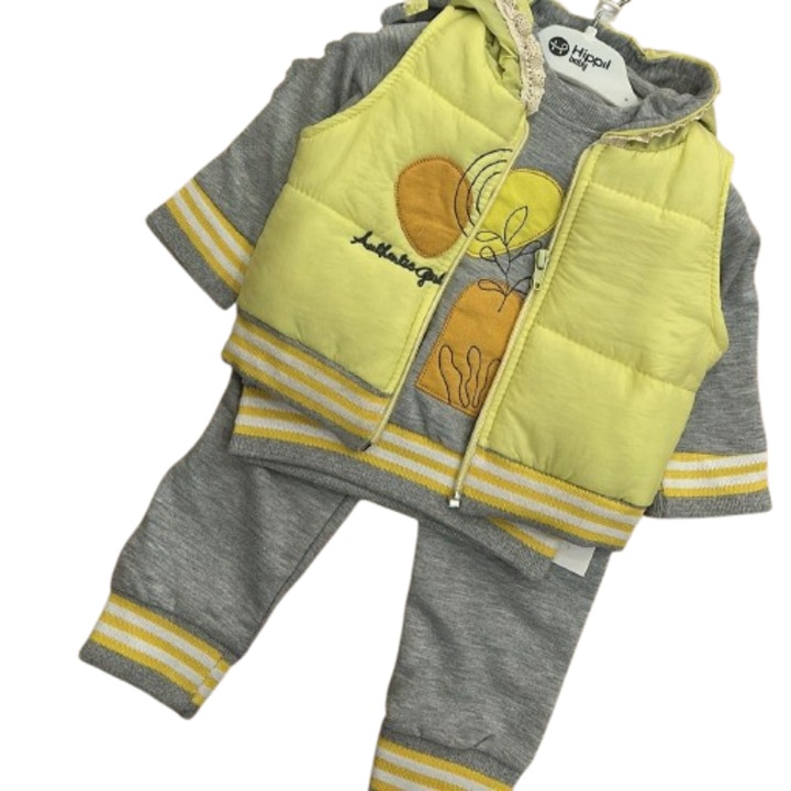 Детски комплект Hippil, за момиче, 9/12 месеца, 74/80 сантиметра