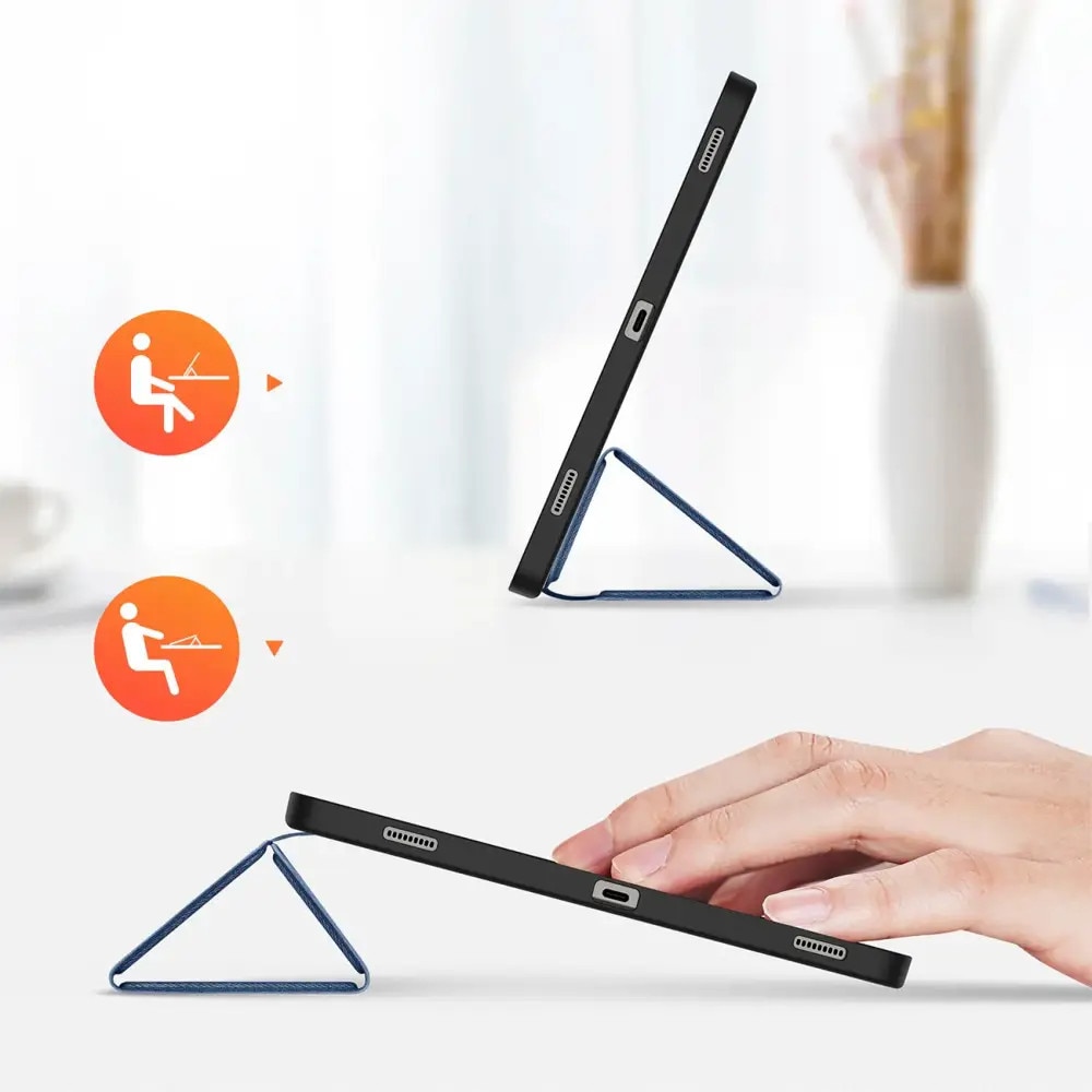 Husa tableta Dux Ducis Domo pentru Galaxy Tab S10 Plus/S9 Plus/S9 FE Plus, albastru inchis