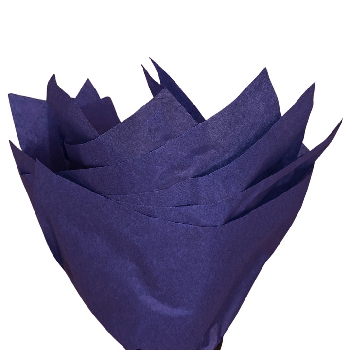 Set 50 bucati Hartie de matase ROYAL BLUE, 17 g, 50 x 75cm