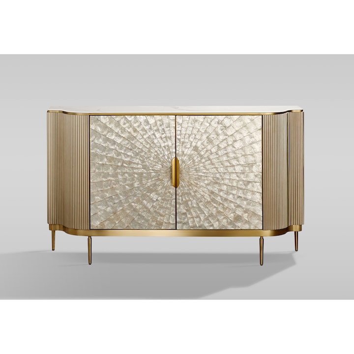 Comoda Stilig Auriu-Champanie