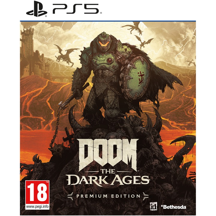 DOOM: The Dark Ages Premium Edition játék PlayStation 5-re