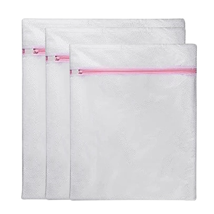 Чанта за пране Enforose, за пералня, издръжлив материал, компактна, бяла
