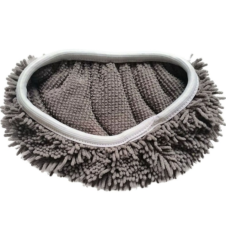 Laveta de inlocuire pentru mop, Enforose, compatibil cu Swiffer, absorbant, gri