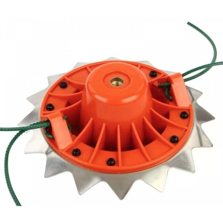 Disc motocoasa 2 in 1 MX220 cu fir trimmer si margine zimtata