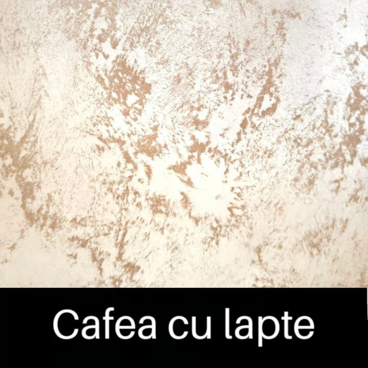 Vopsea decorativa de Lux, Perla Luxury cu Fulgi Perlati, Cafea cu Lapte, 2.5 L