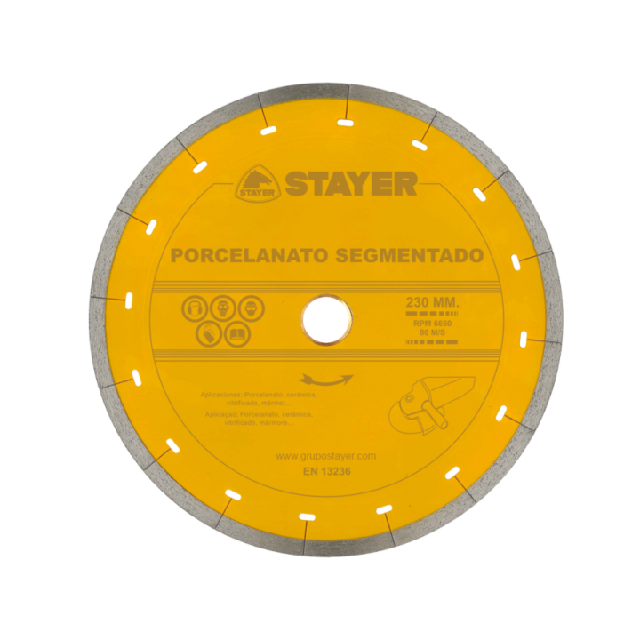 Disc diamantat Stayer 125 H7 pentru taierea ceramicii, suprafete diverse