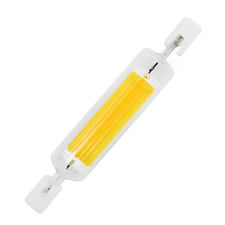 R7S LED lámpa, 78 mm, két végű, nagy fényerővel