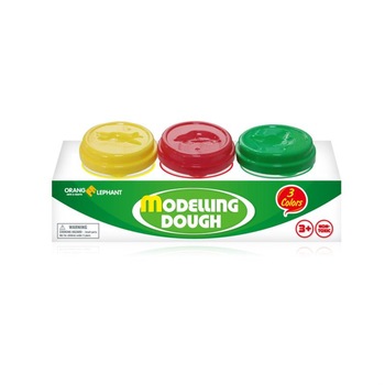 Plastilina pentru modelaj Orange Elephant, 3 culori, 50g Plastilina pentru modelaj Orange Elephant, 3 culori, 50g