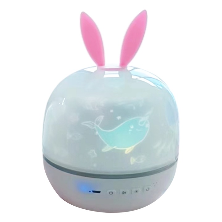 Lampa Proiector Cer Stele, 360 Rotire, 6 Filme de Proiectie, Multicolor, pentru Decorare Camera