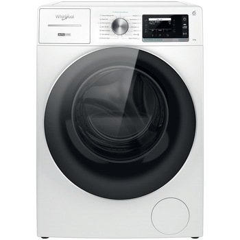 Masina de spalat rufe Whirlpool W8 99AD SILENCE EE, 9 kg, 1400 rpm, FreshCare+, Autodose, Steam Hygiene, Tehnologie al 6-lea Simt, Clasa A, Alb