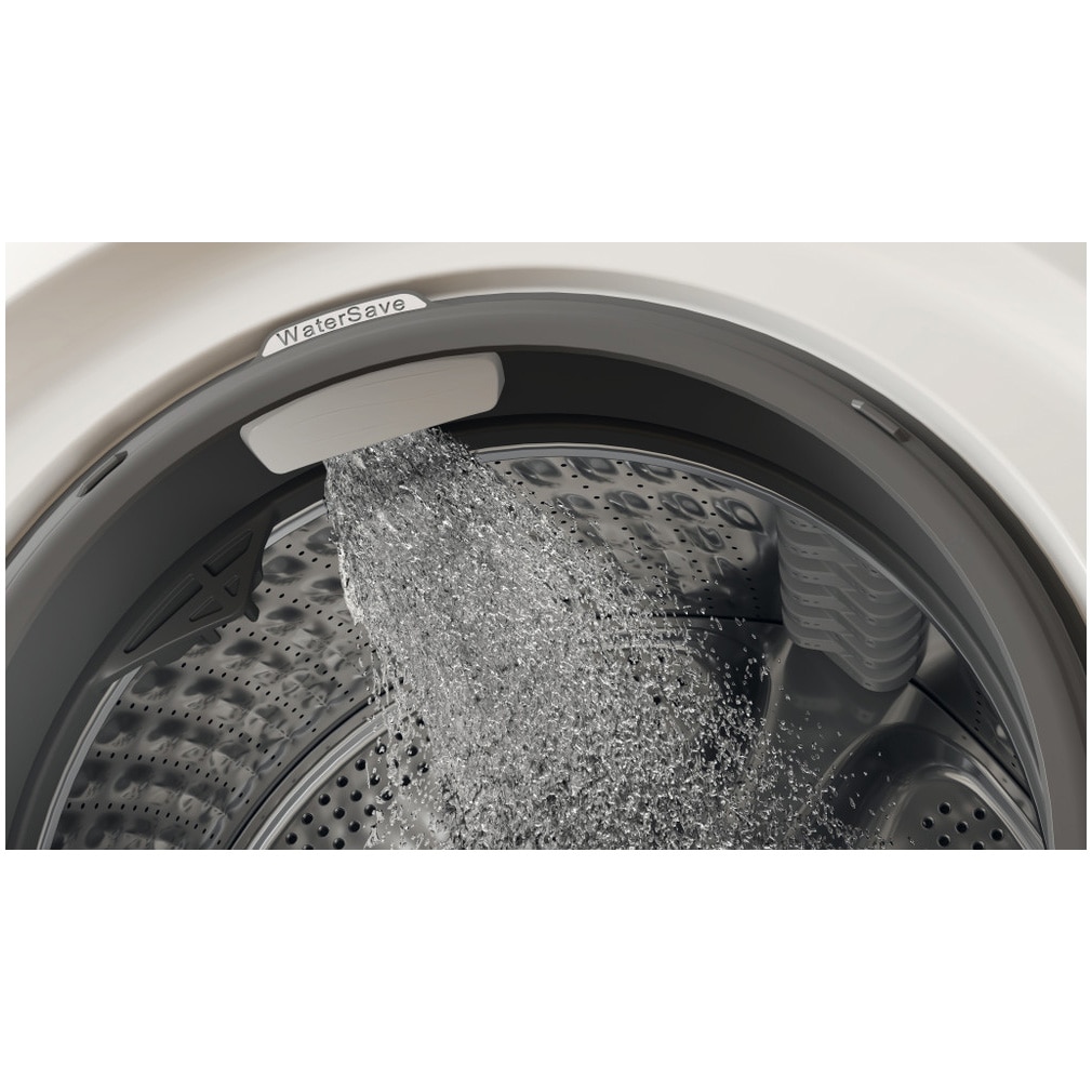 Masina de spalat rufe Whirlpool W8 09AD SILENCE EE, 10 kg, 1400 rpm, FreshCare+, Autodose, Steam Hygiene, Tehnologie al 6-lea Simt, Clasa A, Alb