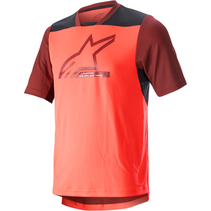 Tricou ciclism Alpinestars drop 6.0 V2, Portocaliu, Portocaliu, L