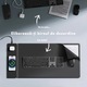 Mousepad cu Incarcare rapida Wireless 2x15W, Protectie pentru birou Dasbo®, Rezistent la apa si usor de curatat, Design premium - reversibil, Separabil cu atractie magnetica, Pentru Gaming, Birou, Office, Anti-Derapant, 37x78cm lungime, Negru