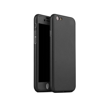 Husa Full body 360, Apple iPhone 6/6S Plus, Fata-Spate, Negru Husa Full body 360, Apple iPhone 6/6S Plus, Fata-Spate, Negru