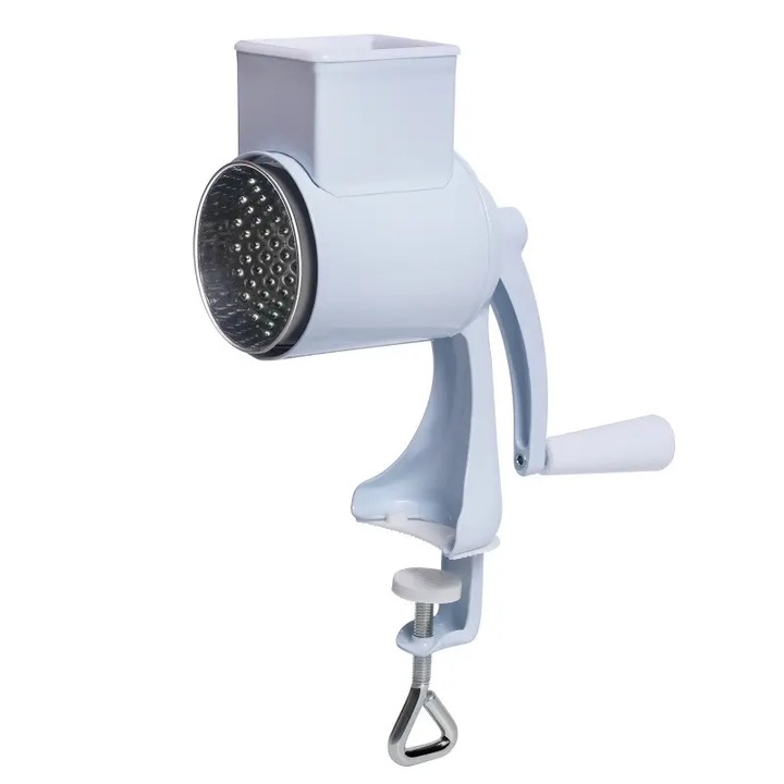 Машина за мелене на орехи и настъргване на сирене, 600 грама, от метал, бяла, AVI-4602