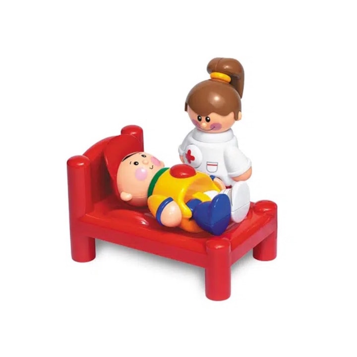 Set tematic bebe: In spital cu 2 figurine Tolo