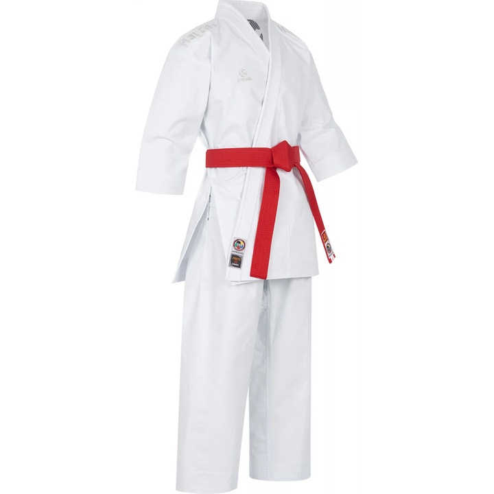 Echipamente de sport de Karate Gi “Migoto” - Alb, broderie alba, marime 200 cm
