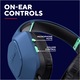Trust GXT415B ZIROX vezetékes gaming headset, 50mm meghajtók, összecsukható mikrofon, PC, PS4/PS5/Xbox kompatibilis, 2m kábel, kék