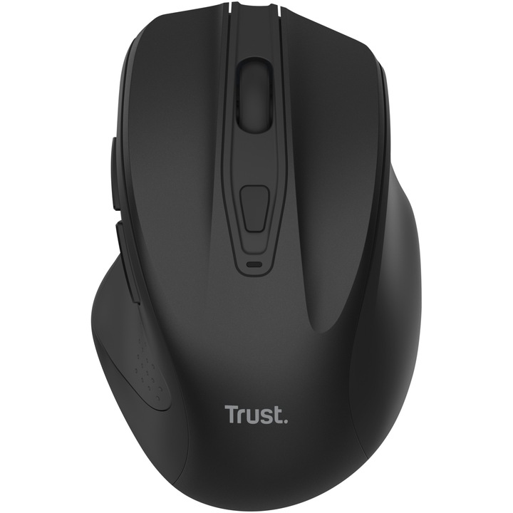 Мишка Trust NITO SILENT, 800-2200 DPI, Безжична, 5 бутона, черна