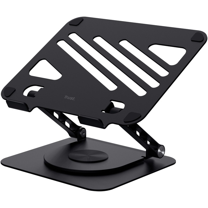 Trust Zeff Metallic laptop állvány, 16", Rotatable, Adjustable - Black