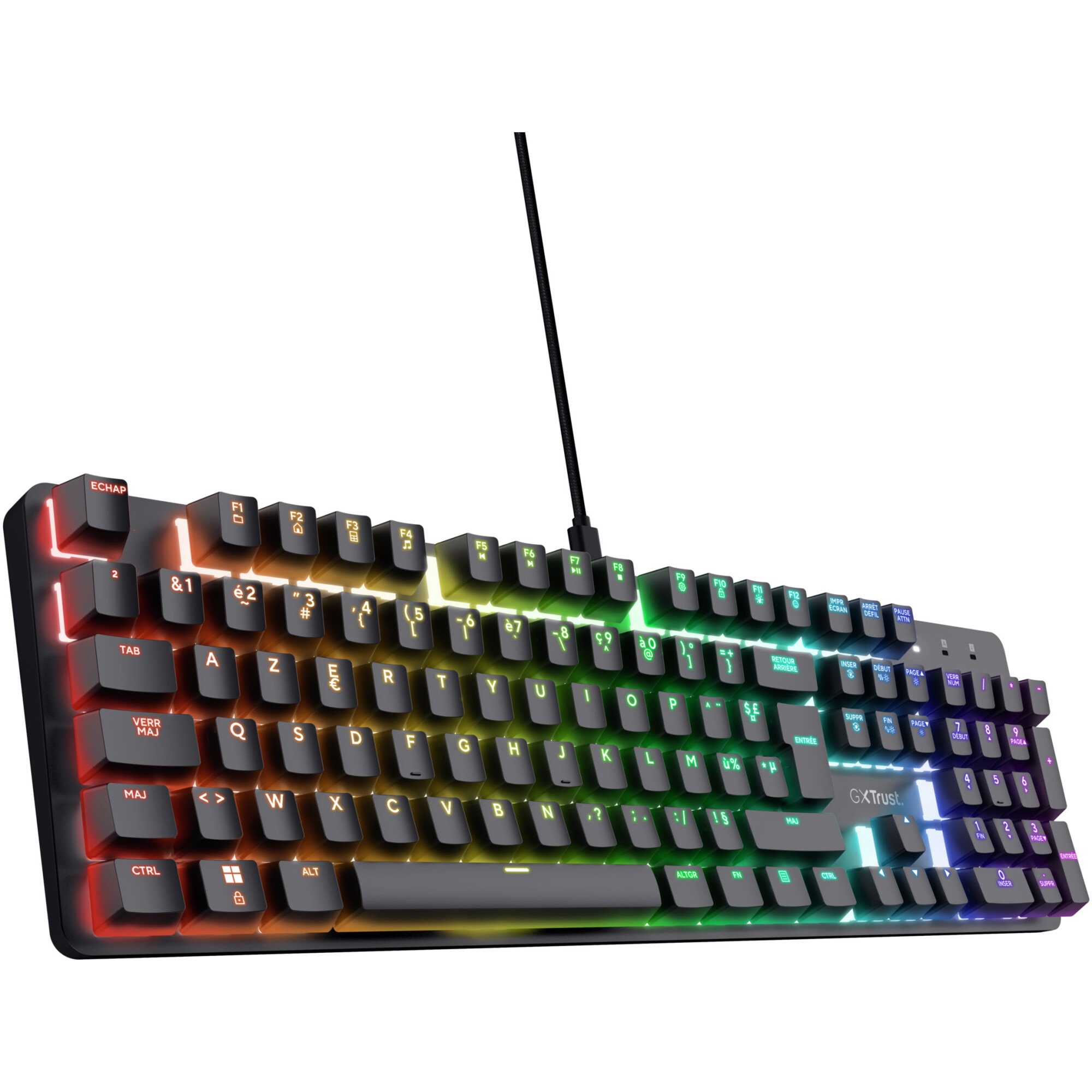 Tastatura Gaming Mecanica Trust GXT871 ZORA, Full RGB
