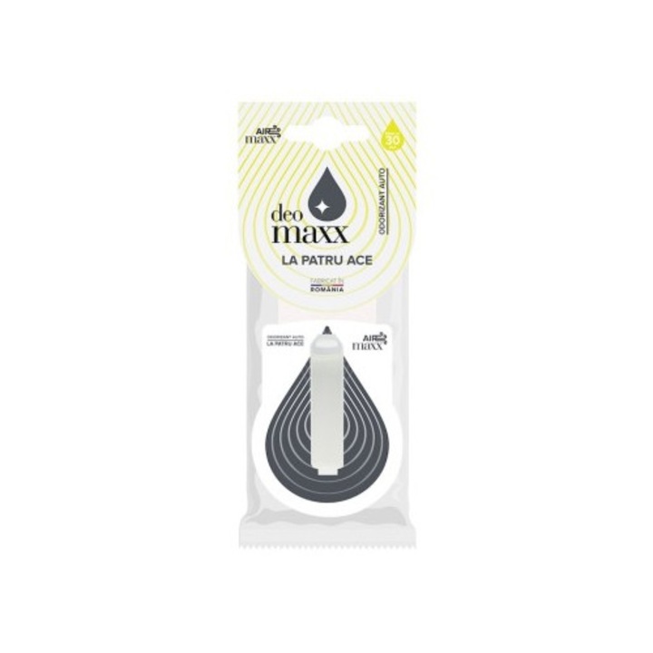 Odorizant auto cu lichid, AirMaxx, DeoMaxx, La Patru Ace, 5ml