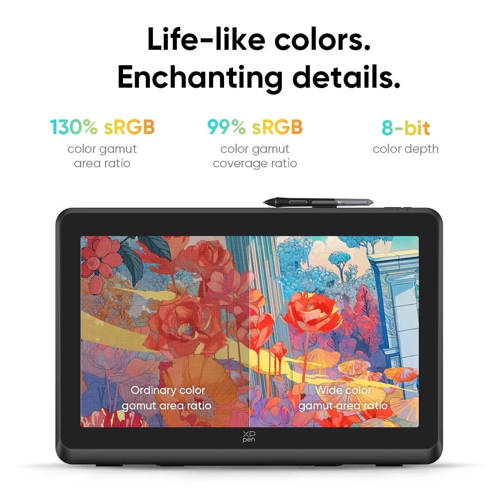 Grafikus táblagép, XP-PEN, Artist 22 Gen 2 Plus, 16K X3 Pro Pen, 99,8% ...