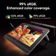 Tableta grafica XP-PEN Artist 14 Pro Gen 2, 16K X3 Pro Smart Chip Pen, 99.8% sRGB, IPS, 16:9, 1920 x 1200, 5080 LPI, PS 16384, 200 RPS, Negru