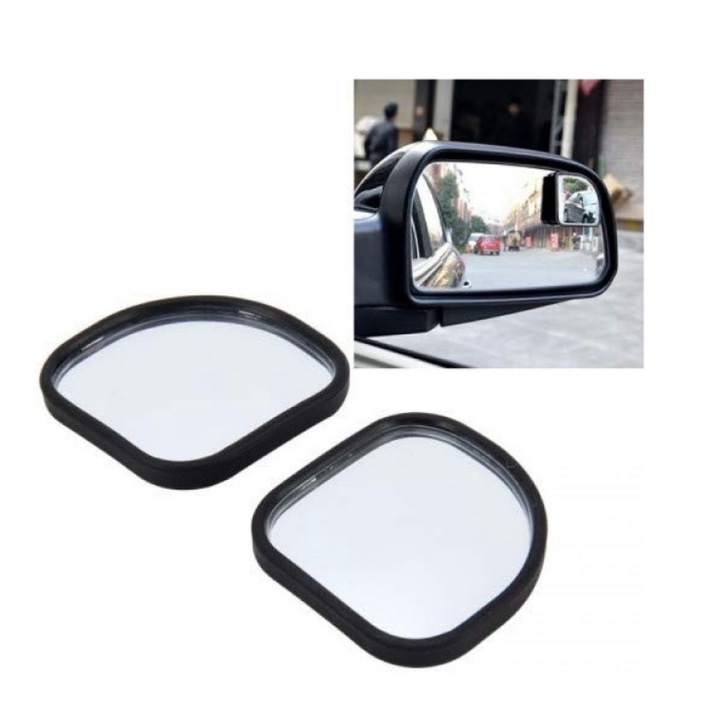 Set Oglinzi Unghi Mort idealStore, Dimensiune 5CM, Unghi Reglabil Cu Rotatie 360, Model Autoadeziv, Usor de Instalat, Compatibile cu Toate Tipurile de Masini