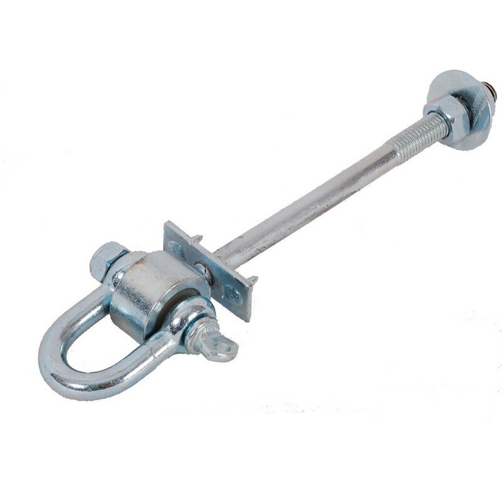 Conector tip D, GIGI TOYS, 140mm, zincat, max. 200kg, pentru loc de joaca