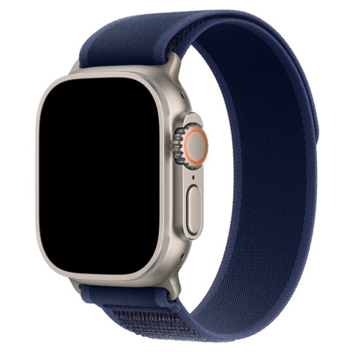 Найлонова каишка, съвместима с Apple Watch 1/2/3/4/5/6/7/8/9/10 46mm/SE/ULTRA, 42/44/45/46/49mm, Royal Blue